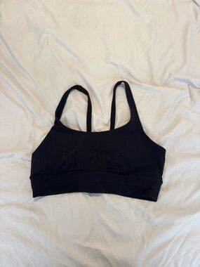 Vuori Black Sports Bra with Double Straps